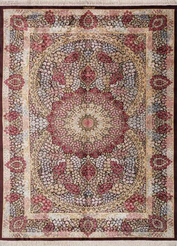 Sümer Halı APAE5319 El Dokuma Saf İpek Halı