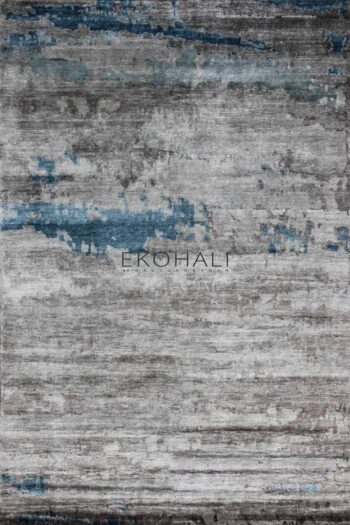 Natura DN7 Grey Marine El Dokuma Viskon Halı