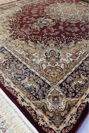 Hürrem 5158B Burgundy Klasik Salon Halısı