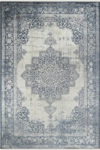 Apex Aura 2892 Lacivert Viskon Salon Halısı