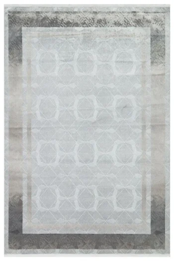 Eko Halı Sateen 103 Grey Beige İnce Modern Halı