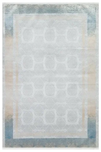 Eko Halı Sateen 103 Grey Blue İnce Modern Halı