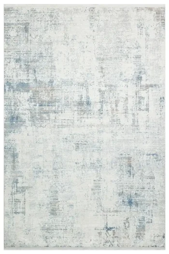 Eko Halı Sateen 106 Cream Blue İnce Modern Halı