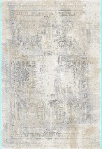 Elexus Olimpos 3755 Eskitme Desenli Bambu Salon Halısı