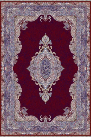 Eko İsfahan 02 Red Klasik Desenli Salon Halısı