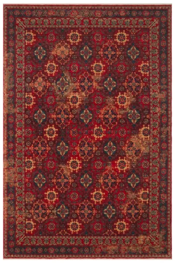 Eko Halı Kadim 06 Violet Vintage Desenli Yün Özel Tezgah Halısı