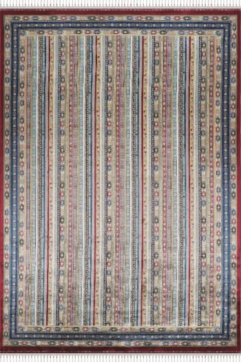 Apex Halı Burj 8741BU Bordo Klasik Salon Halısı