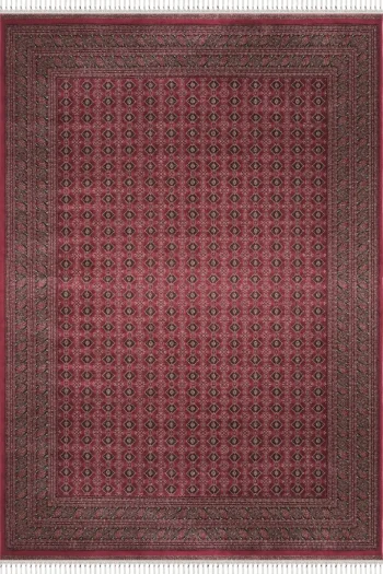 Apex Halı Burj 8751BU Bordo Klasik Salon Halısı