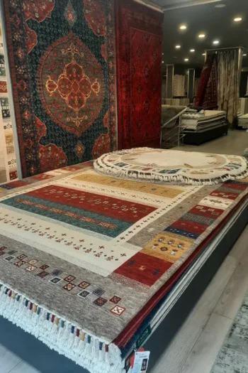 Sultani 810 Vizon Natürel Bambu ve Yün Halı