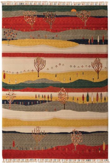 Sultani 811 Multi Natürel Bambu ve Yün Halı