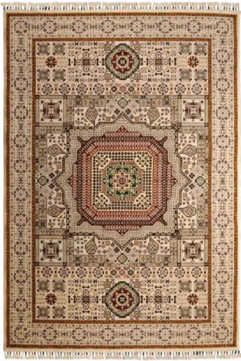 Sultani 822 Stone Natürel Bambu ve Yün Halı