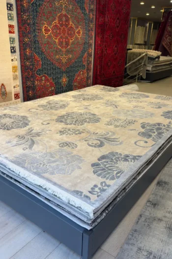 Nepal 217 Yün Viskon El Dokuma Halı