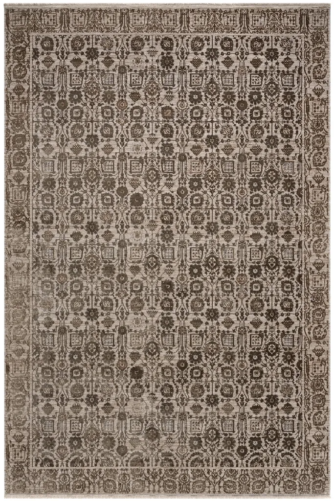 Elexus Diamond 4137 Eskitme Desenli Modern Salon Halısı