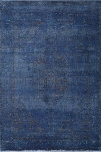 Gordion Lapis Kendinden Saçaklı Modern Salon Halısı 6064